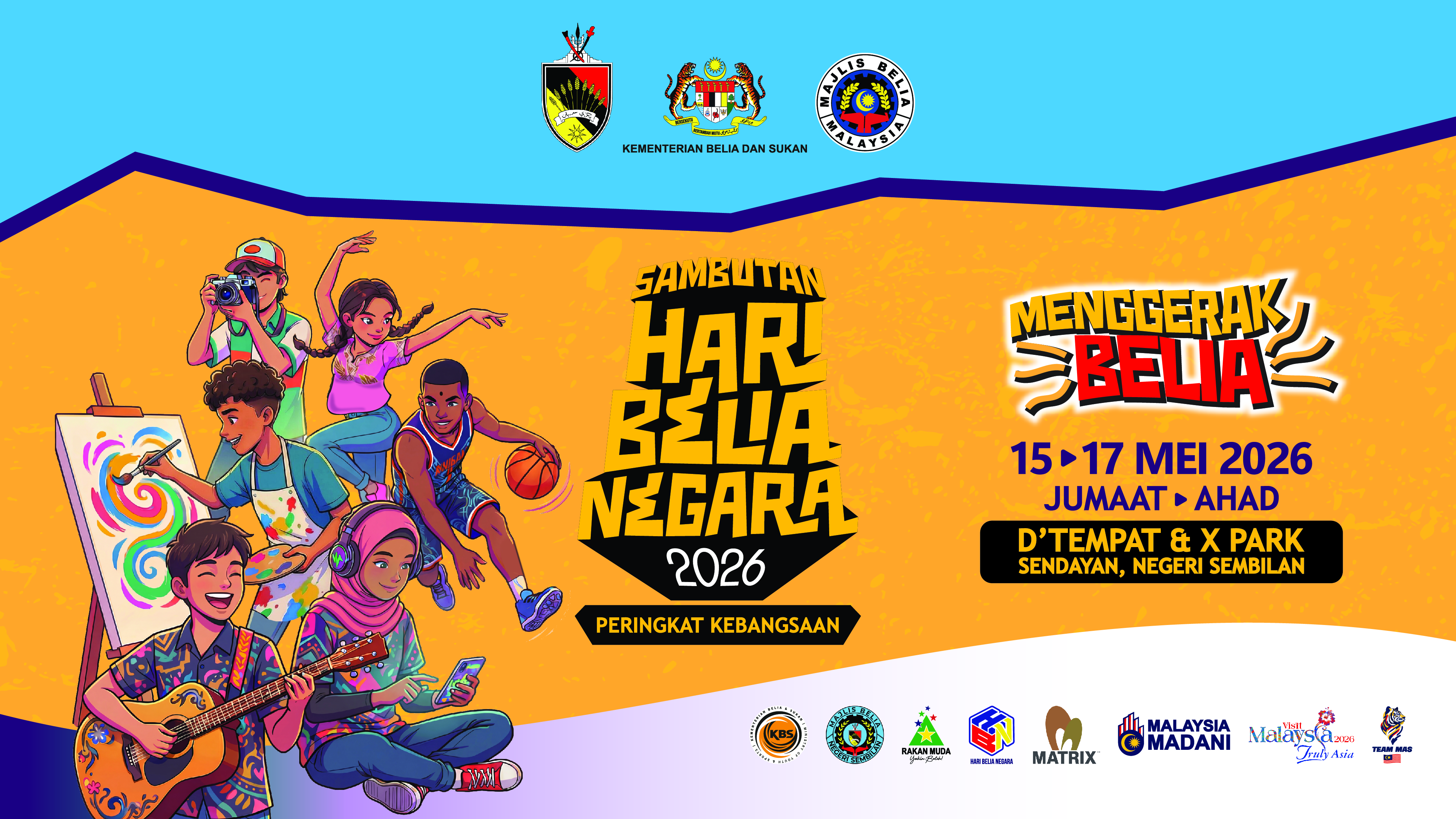 Poster Hari Belia Negara 2026