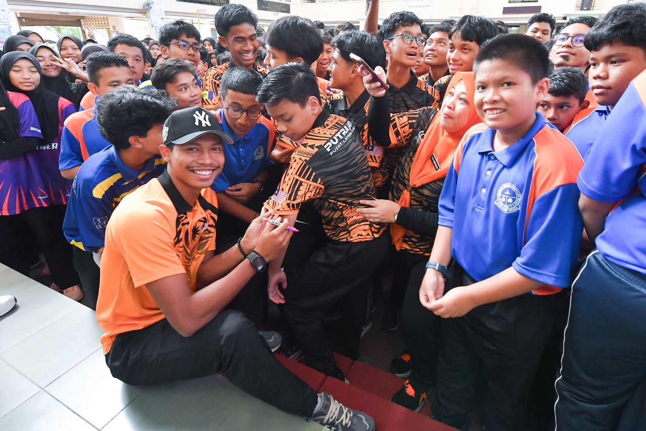 Meet & Greet bersama atlet olahraga kebangsaan Azeem Fahmi dan Umar Osman
