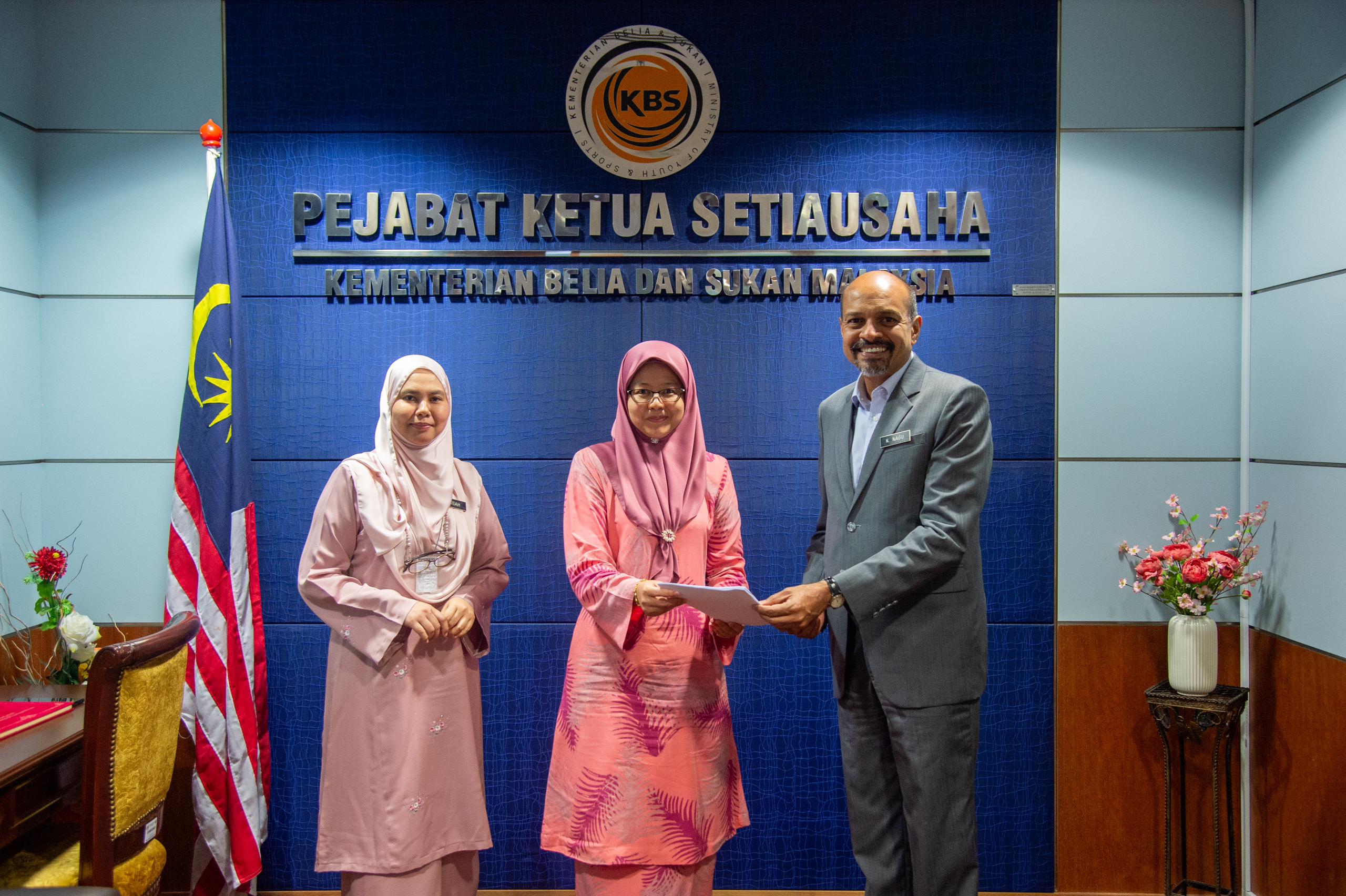 Sesi Serah Tugas Kerja Puan Aida Mastura binti Mohamed Aman, Penasihat Undang-Undang KBS