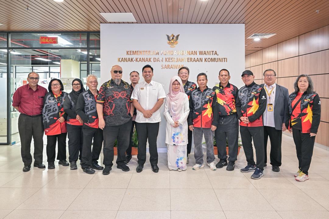 Kunjungan Hormat Ke Atas Menteri Pembangunan Wanita, Kanak-kanak dan Kesejahteraan Komuniti (KPWK) Sarawak