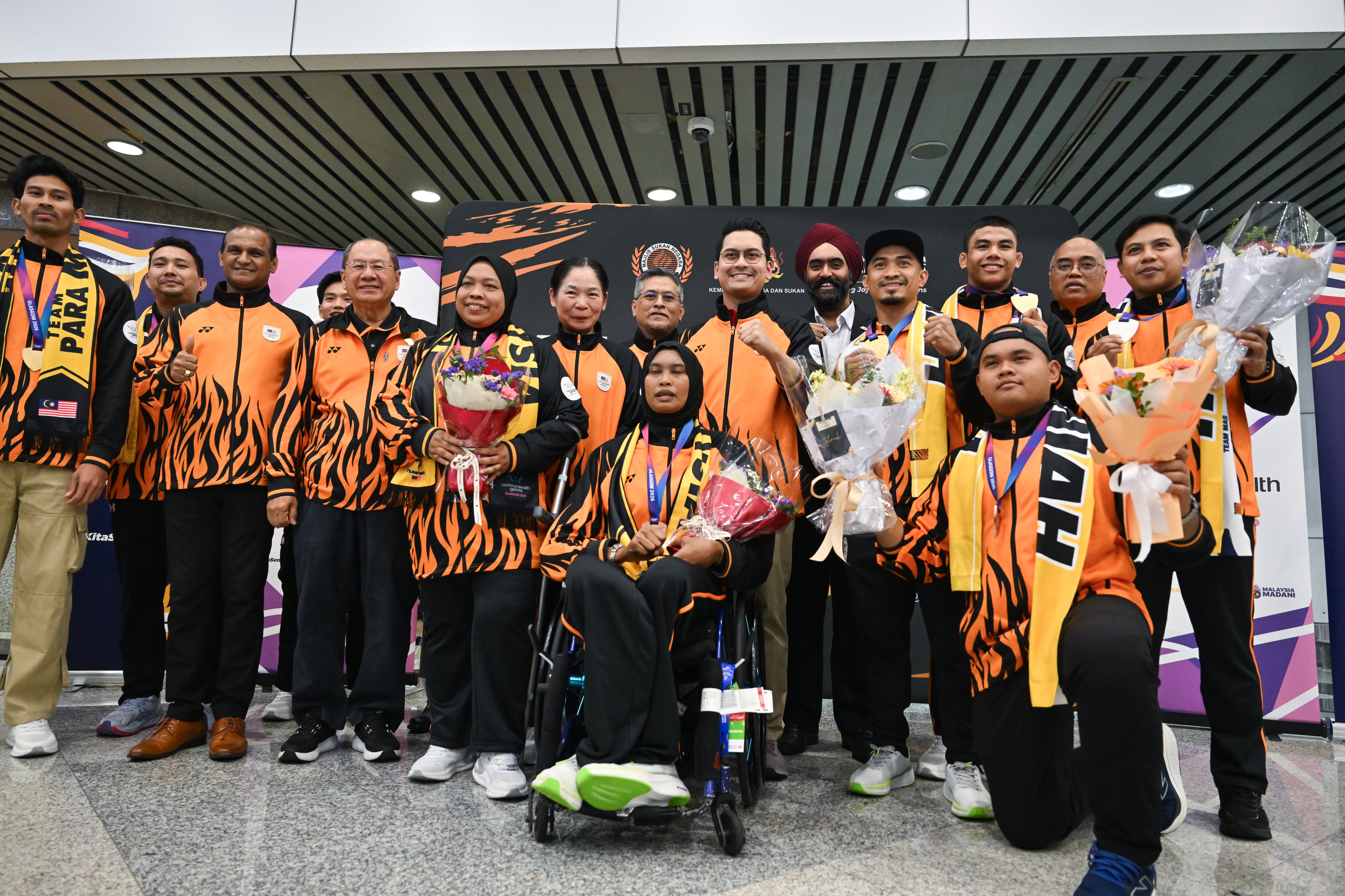 Sambutan Kepulangan Kontinjen Malaysia Sukan Komanwel 
