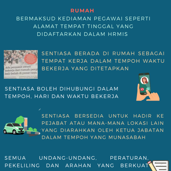BEKERJA DARI RUMAH SEMASA TEMPOH PKP