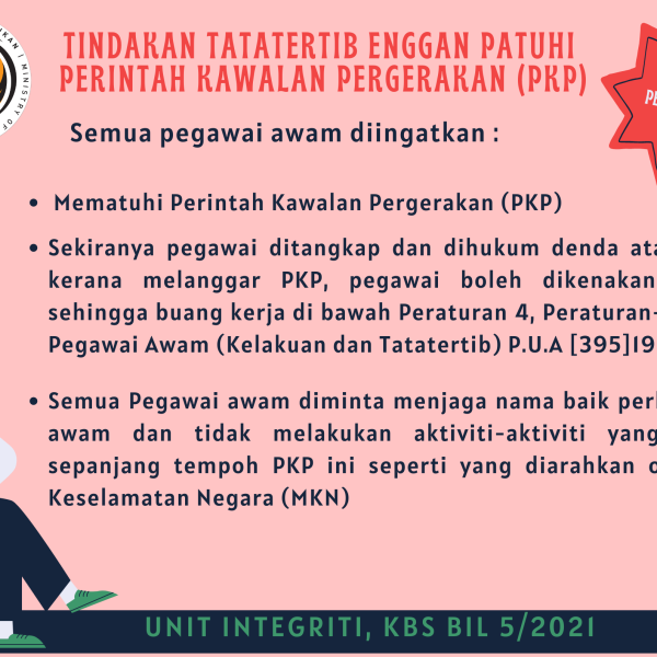 TINDAKAN TATATERTIB ENGGAN PATUHI PERINTAH KAWALAN PERGERAKAN (PKP)